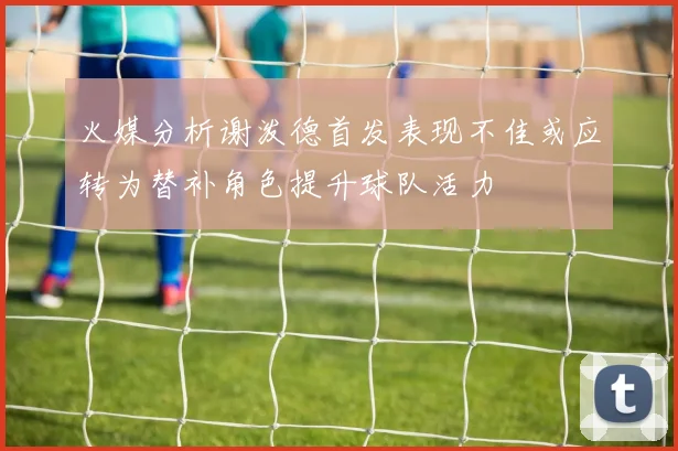 火媒分析谢泼德首发表现不佳或应转为替补角色提升球队活力